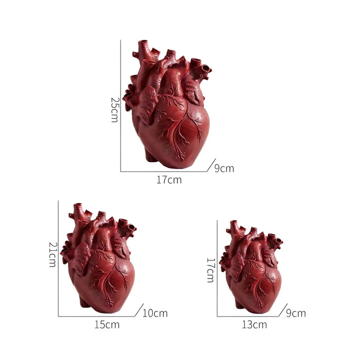 BowLift | Elena Heart-Shaped Vase – Greek-Inspired