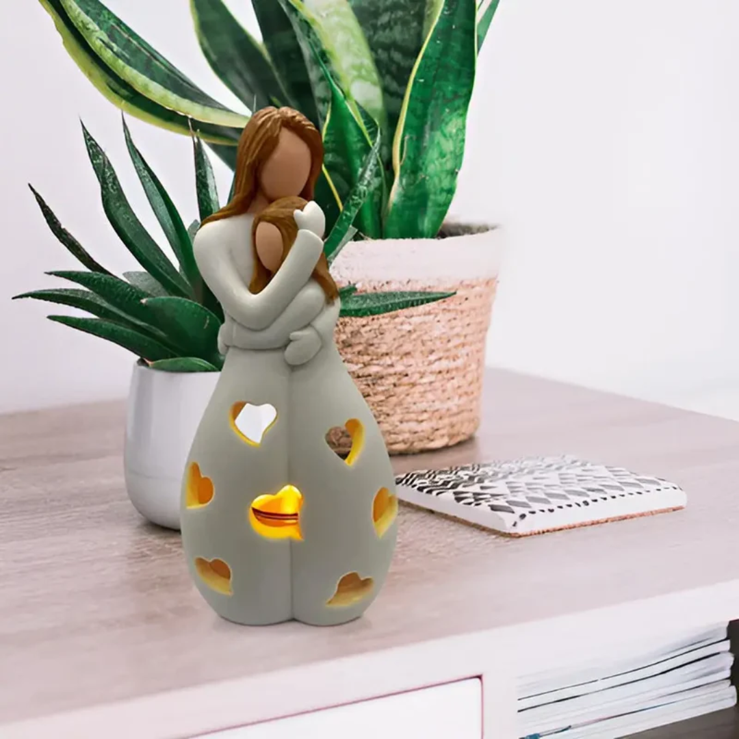 BowLift | Embracing Mother and Daughter Candle Holder - EternalBond