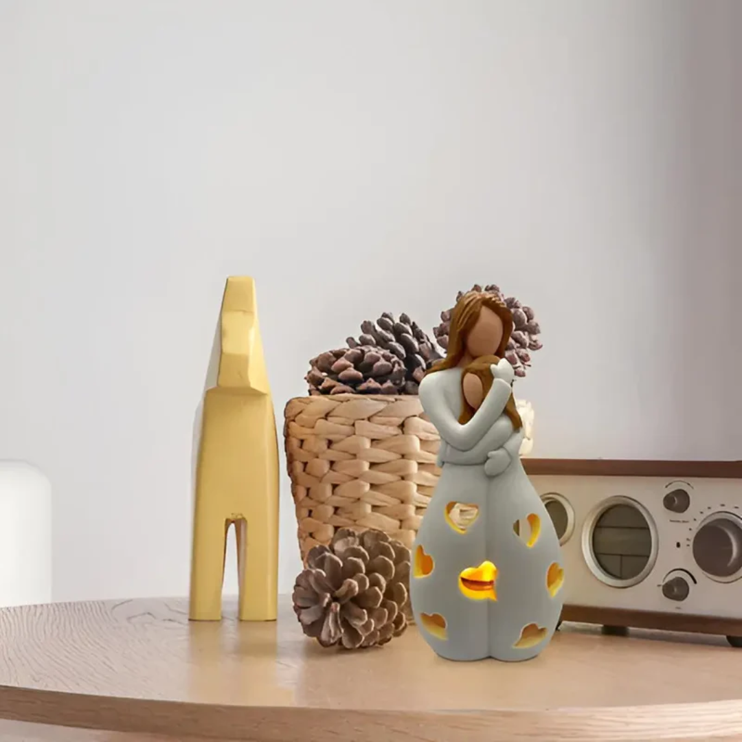 BowLift | Embracing Mother and Daughter Candle Holder - EternalBond
