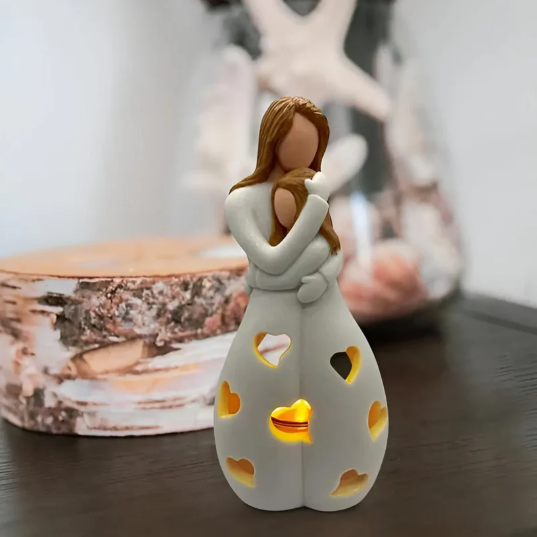 BowLift | Embracing Mother and Daughter Candle Holder - EternalBond