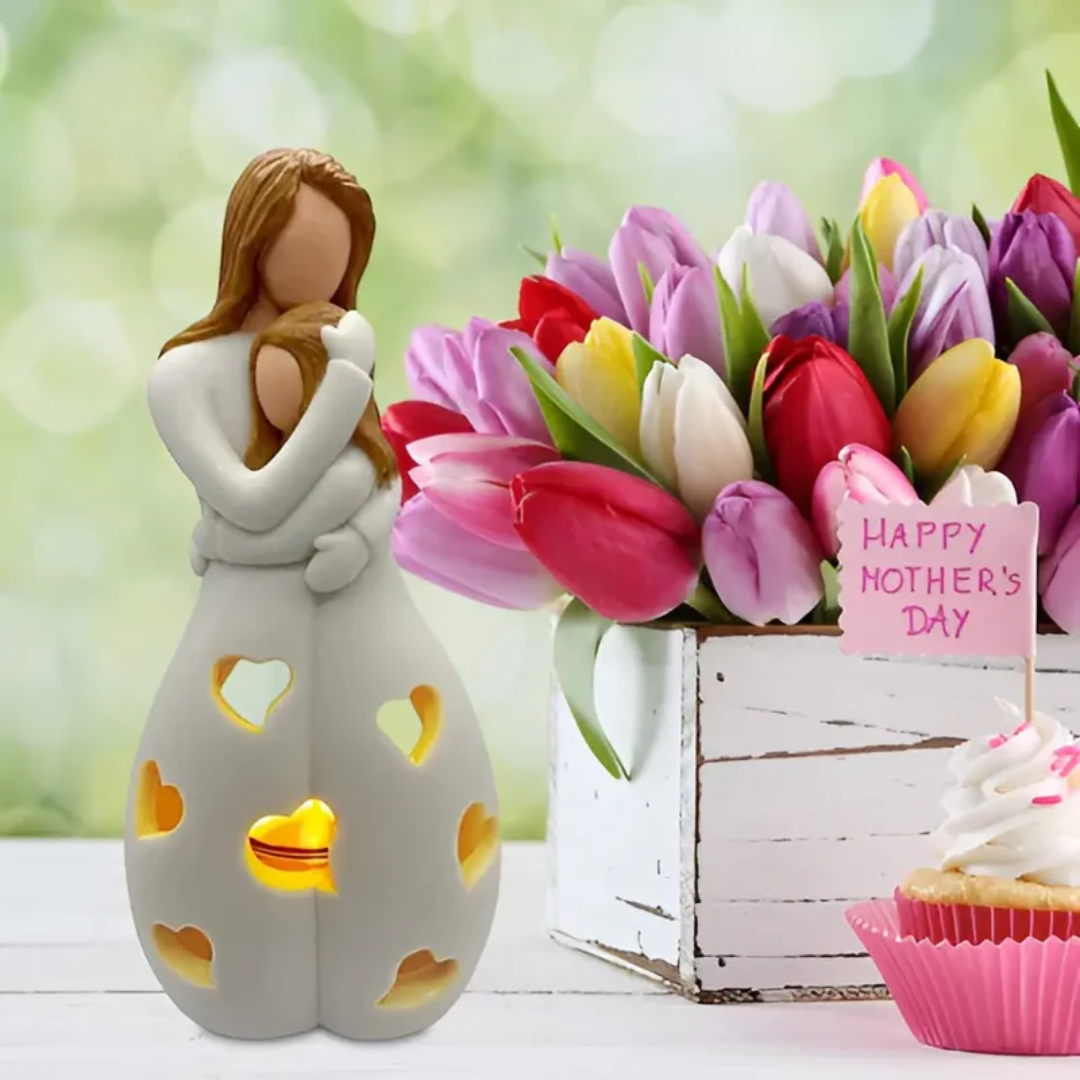 BowLift | Embracing Mother and Daughter Candle Holder - EternalBond