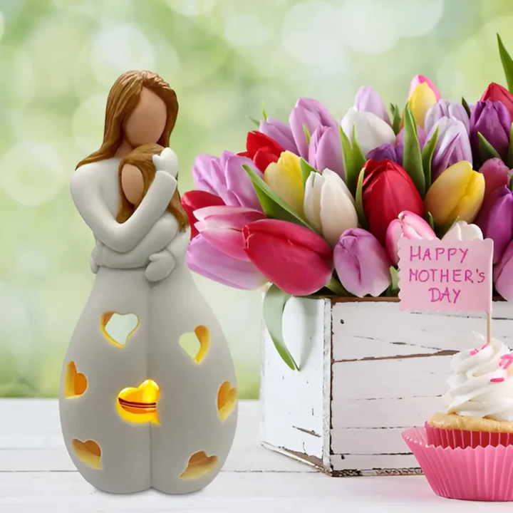 BowLift | Embracing Mother and Daughter Candle Holder - EternalBond