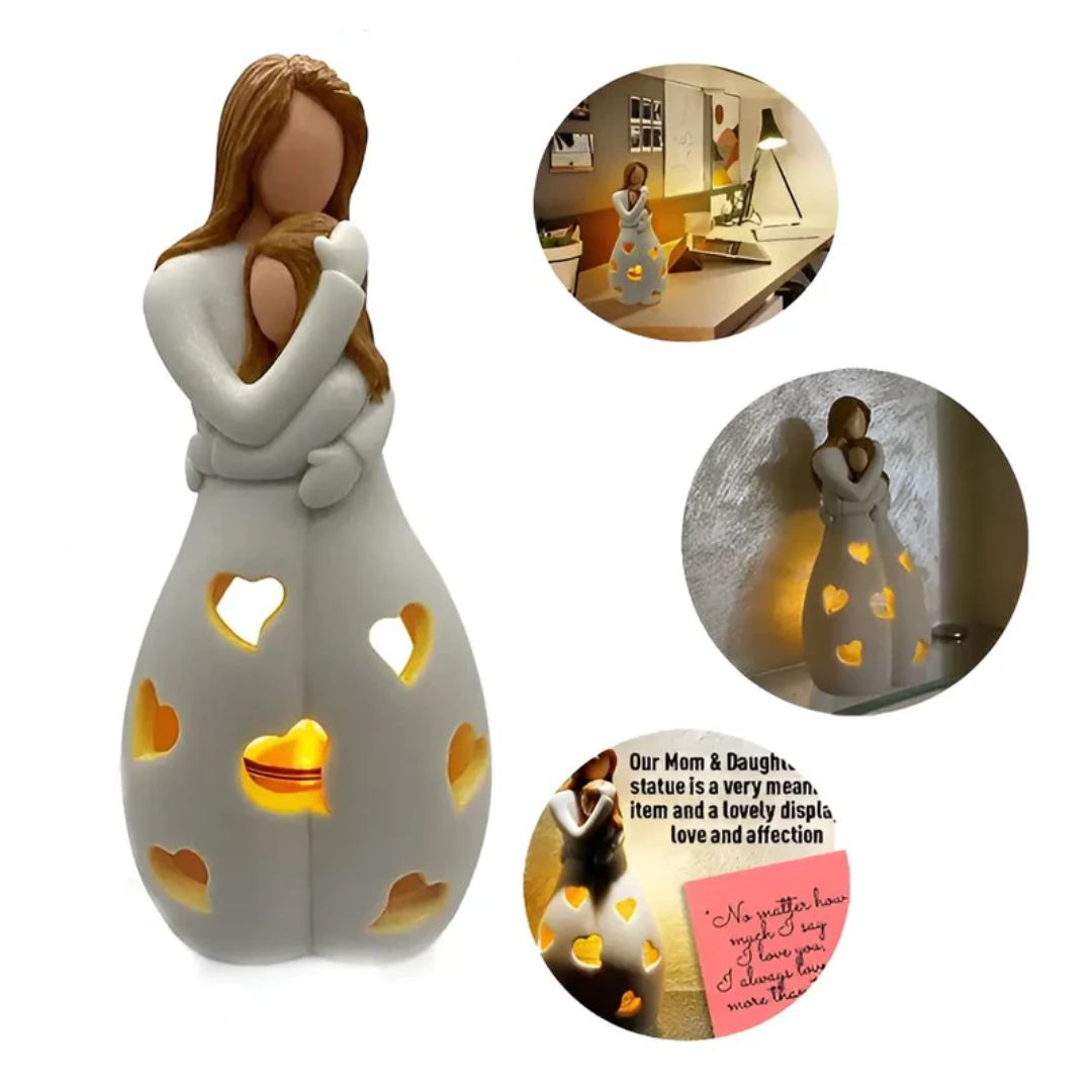 BowLift | Embracing Mother and Daughter Candle Holder - EternalBond
