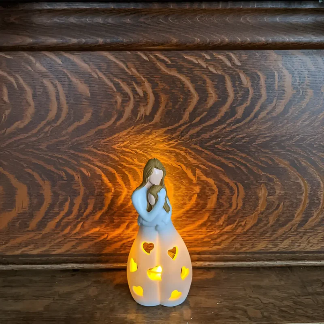 BowLift | Embracing Mother and Daughter Candle Holder - EternalBond