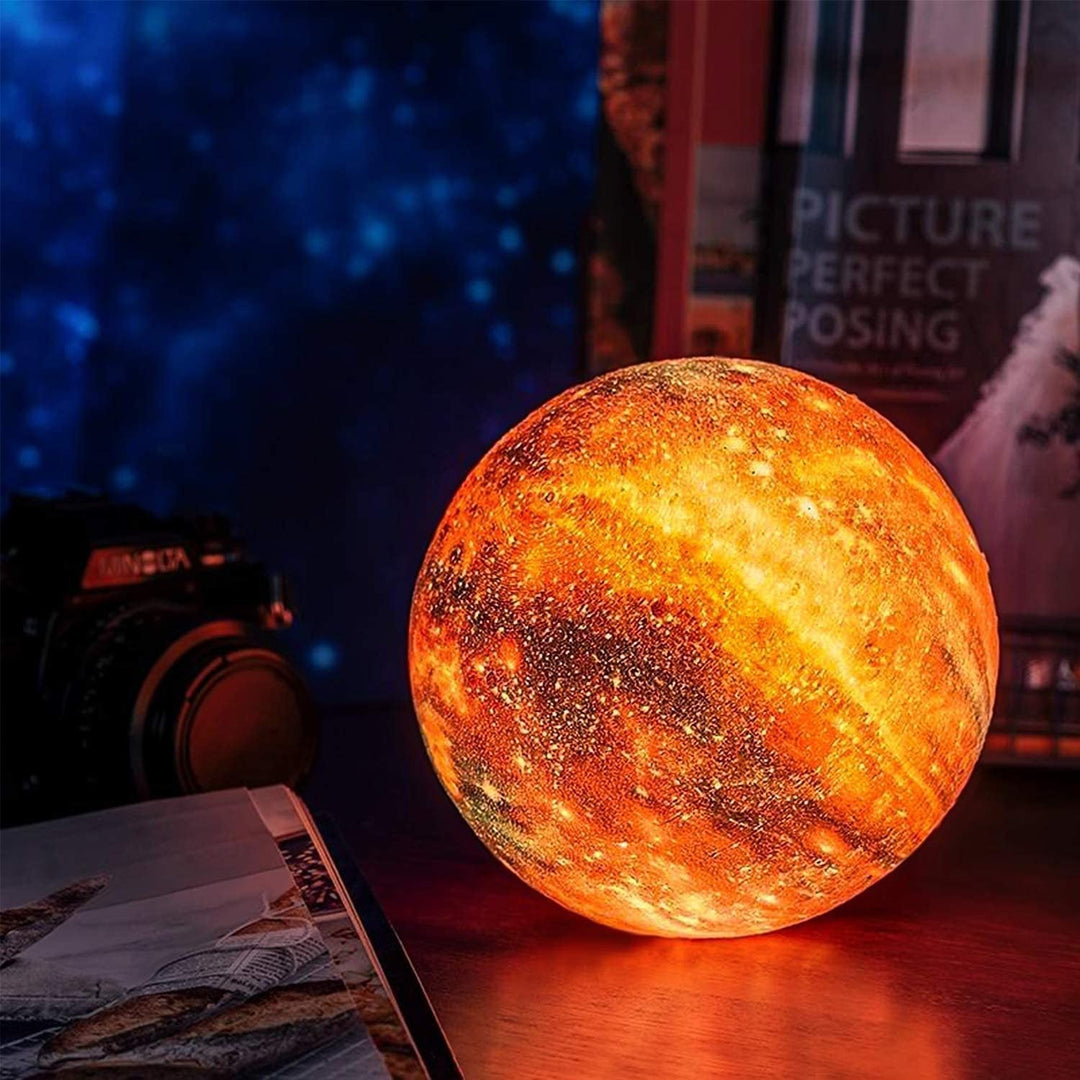 SterrenGlans Galaxy Lamp – LED Night Light with Touch Control | Bowlift