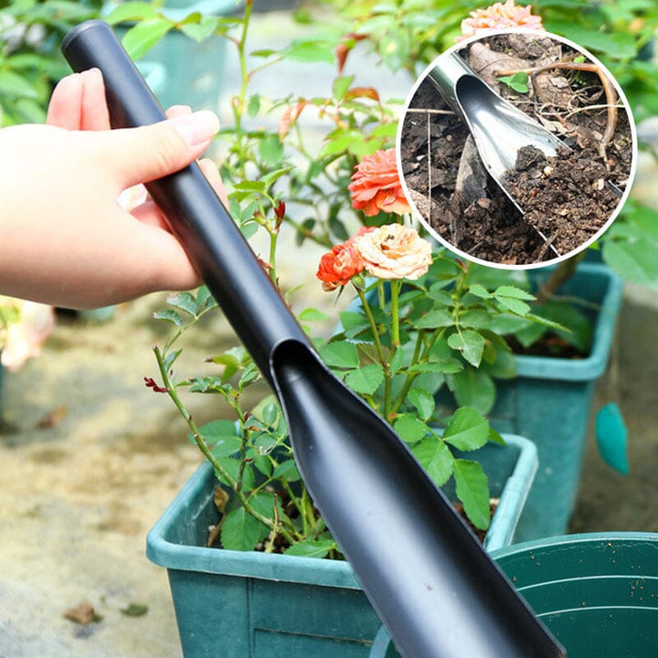 BowLift | DigDeep Hand Trowel – Stainless Steel Tool for Tough Soil Penetration
