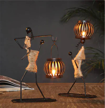 Retro Elegant Candle Holder for Interior Bowlift