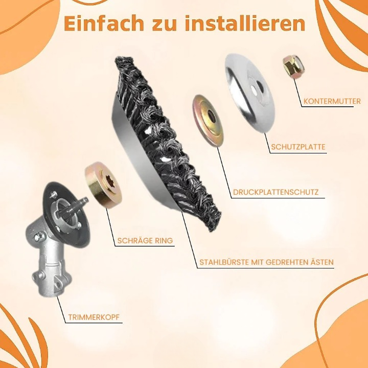 SteelForce Brush Trimmer Head for Effortless Weeding | Bowlift