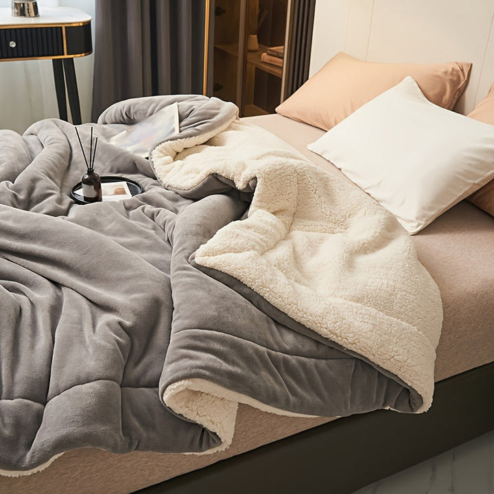 CozyWarm - Luxury Milk Fleece Blanket Double Layer Bowlift