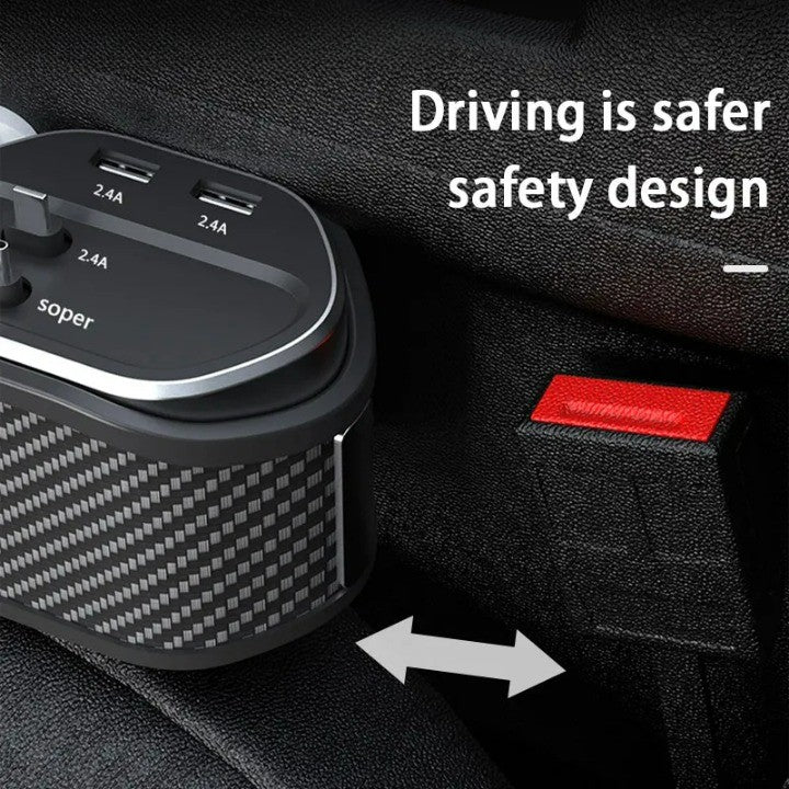 BowLift | Car Seat Gap Organizer Cup Holder Wireless Charger