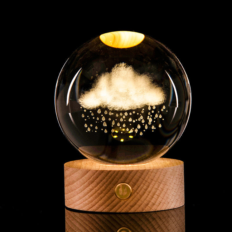 Galaxy Crystal Ball Lamp | Bowlift