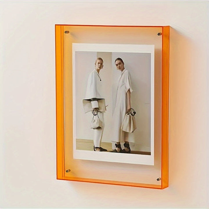 VividFrame – Colorful Transparent Photo Frame for Wall and Table Bowlift