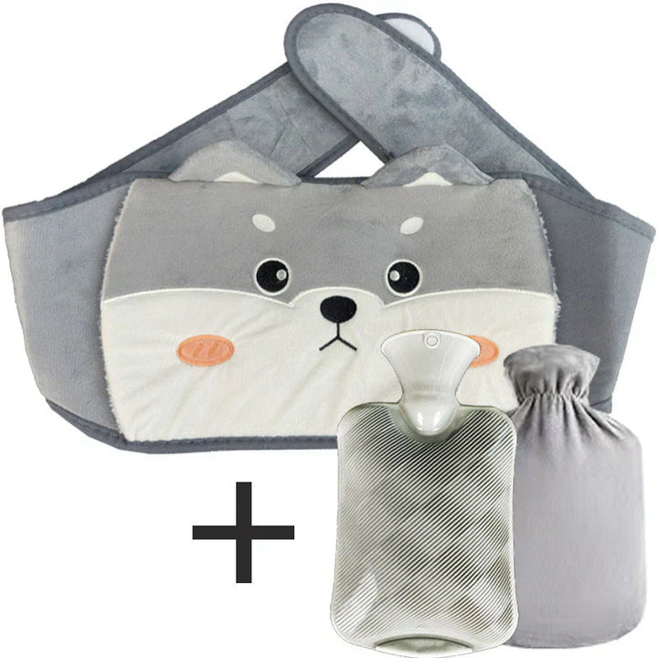 BowLift | WarmCush – Reusable Plush Hot Water Bottle with Hip Cushion