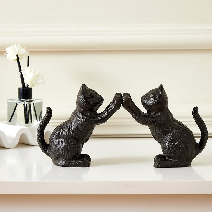 IronVintage – Timeless Cast Iron Bookends with Classic Look Bowlift