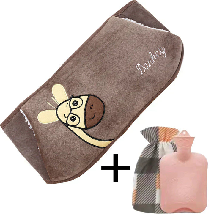 BowLift | WarmCush – Reusable Plush Hot Water Bottle with Hip Cushion