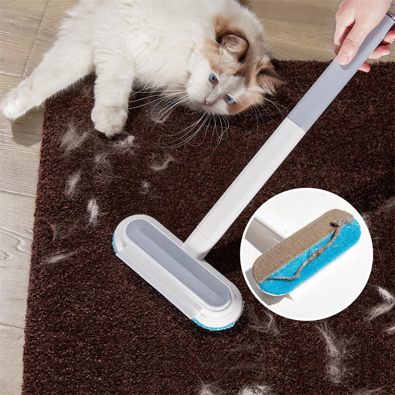 Double-sided Window Screen Cleaning Brush Glass Wiper, Multi-function Pet Hair Lint Remover | Bowlift