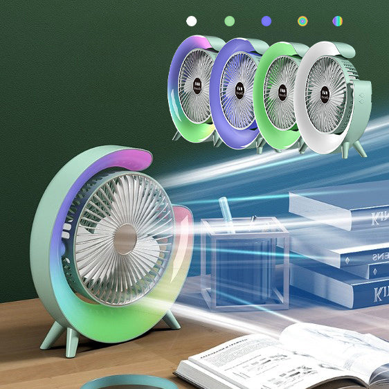 USB-Charging Night Light Mini Fan | Bowlift