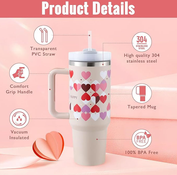 BowLift | Insulating Mug with Handle and Straw - ChillMate