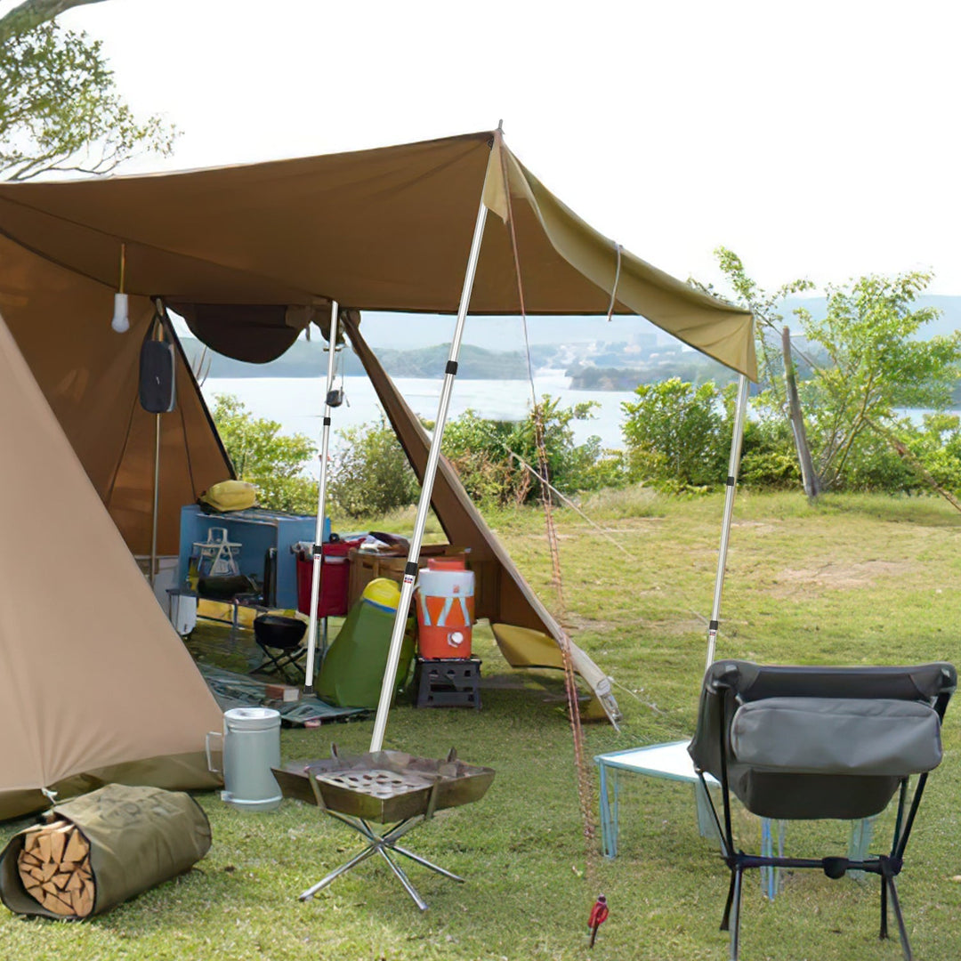 Telescopic pole for tents Adjustable Aluminum | Bowlift
