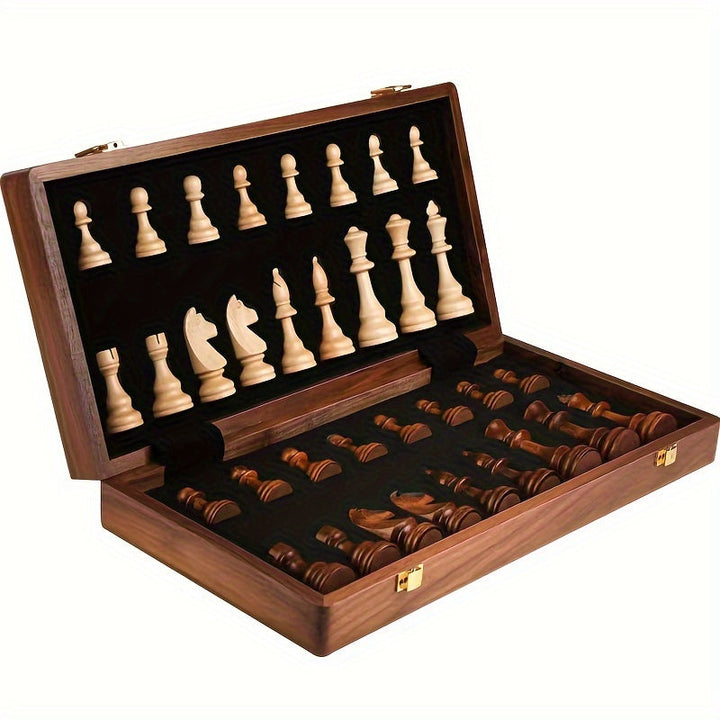 BowLift | ClassicWood Wooden Chess Set - Perfect for Home and On the Go