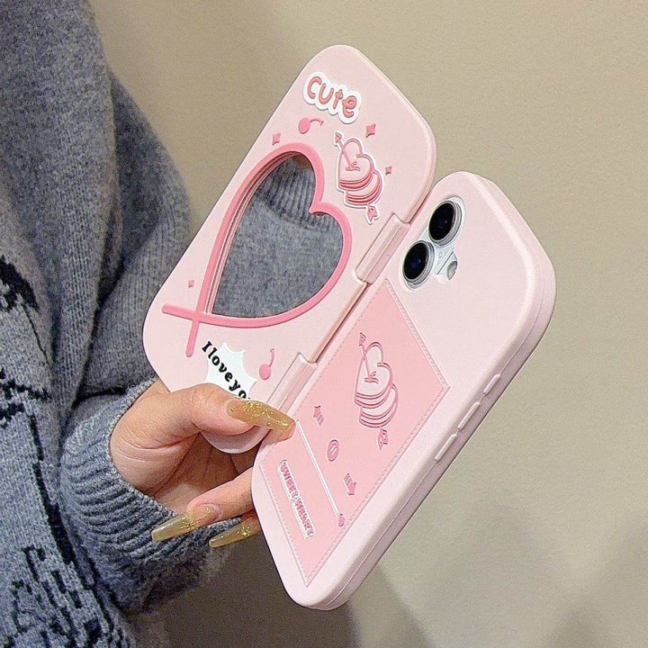 BerryGuard Silicone Mirror Case — All-round safe protection with a stylish mirror for carefree elegance | Bowlift