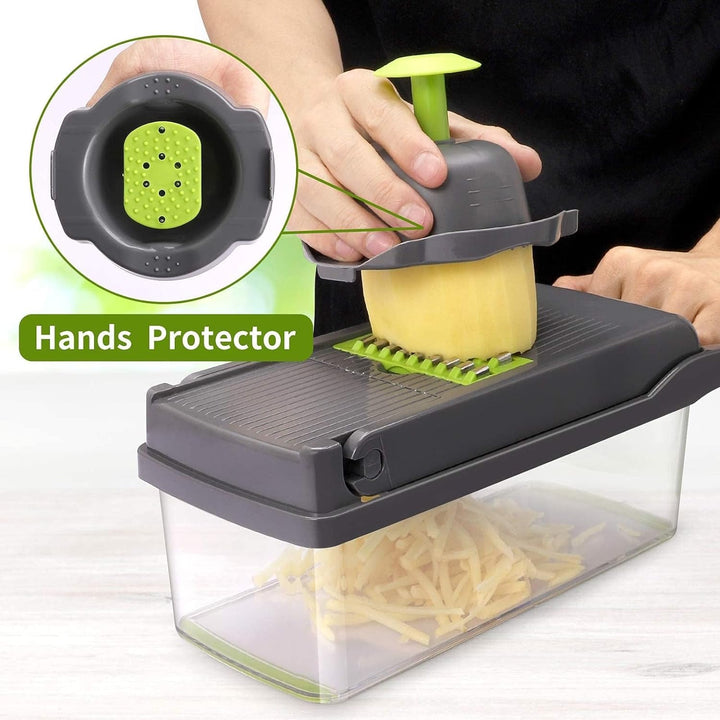 13-in-1-Vegetable-Slicer | Faster-when-Cooking | Bowlift