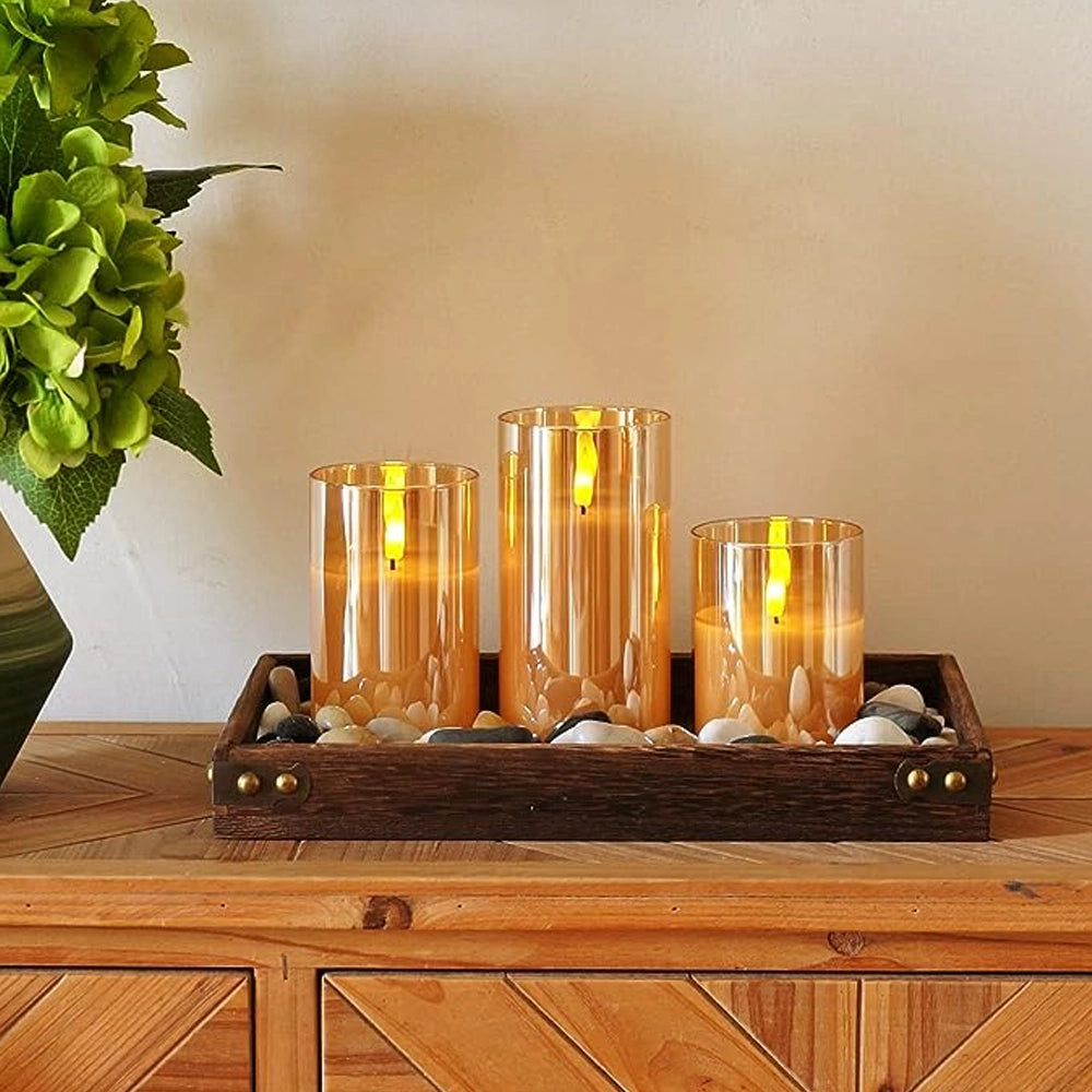 BowLift | LuxeLumen LED Candle Set | Elegant LED candles with remote control for atmospheric ambiance