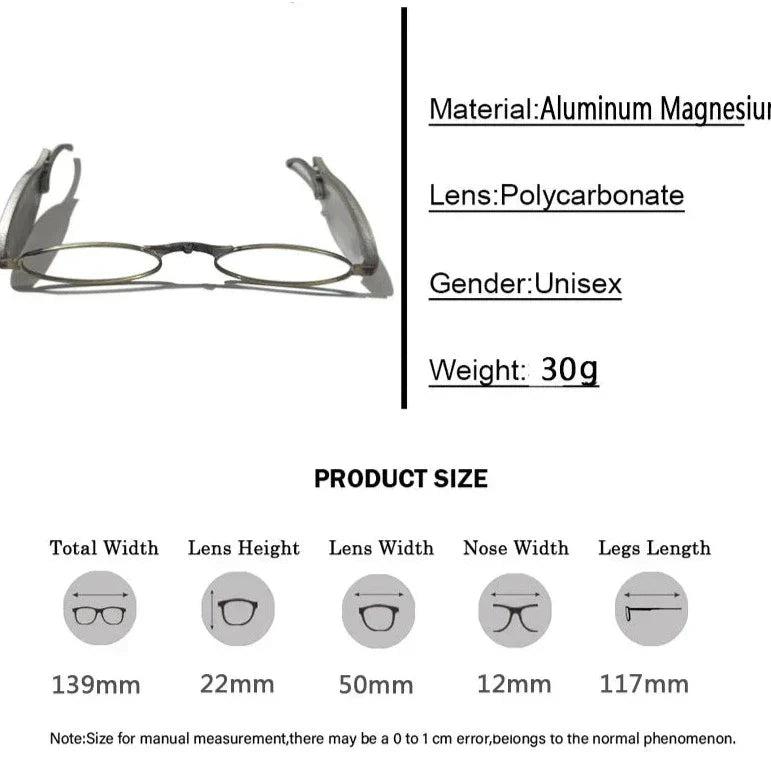 BowLift | Read Ease Foldable Mini Pocket Eyeglasses
