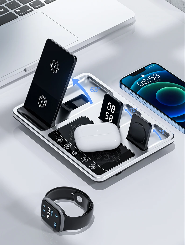 PowerPro Charger – 4-in-1 Wireless Charging Station Bowlift
