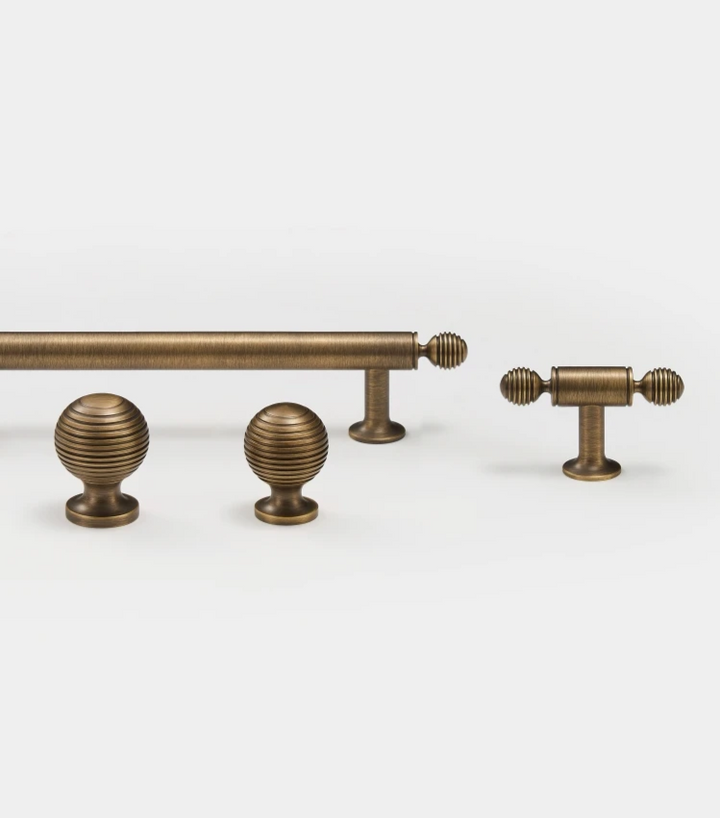 BrassElegance Solid Brass Antique T-Griff Bowlift