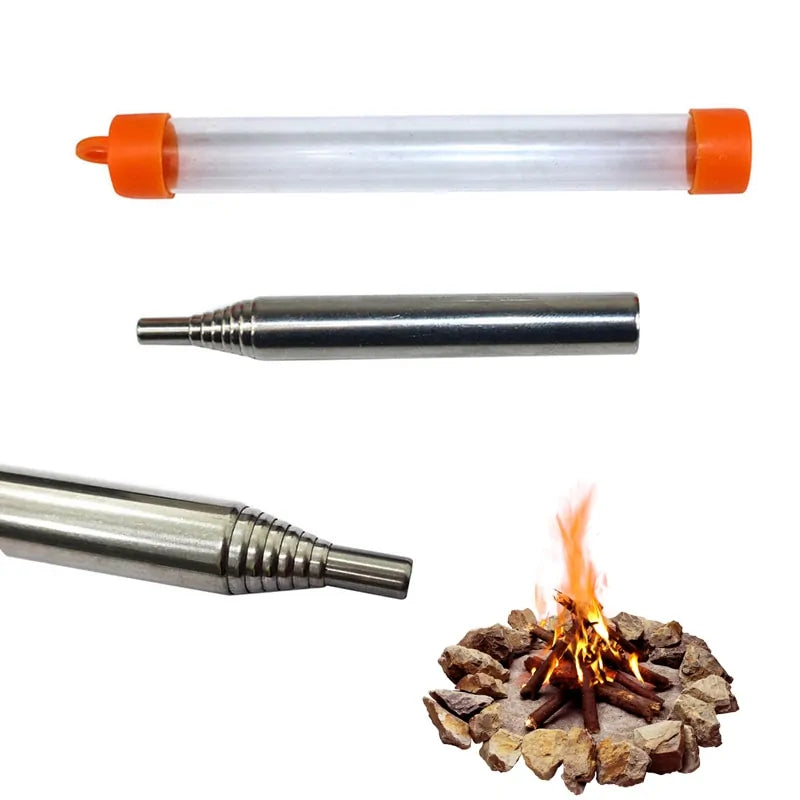 BowLift | Survival Blowpipe for Outdoor Cooking – FireBoost