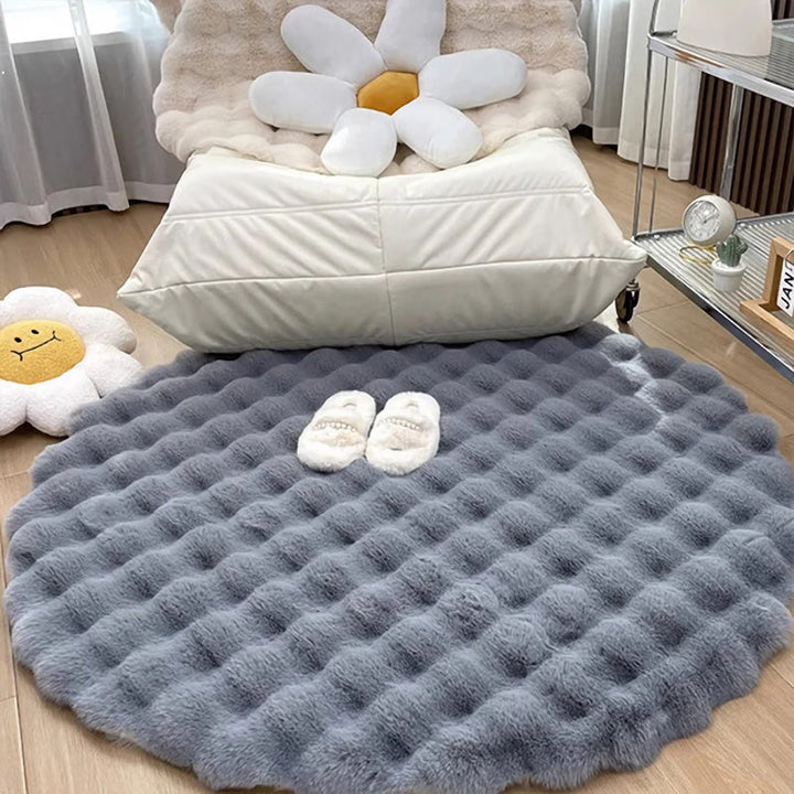 BowLift | Nordic Round Plush Floor Mat