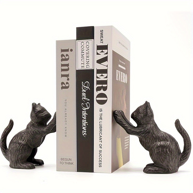 IronVintage – Timeless Cast Iron Bookends with Classic Look Bowlift