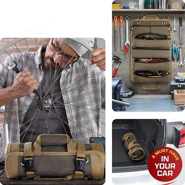Tool roll bag organizer | Bowlift