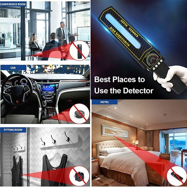 BowLift | RF Bug Detector Scanner | Hidden Camera and Tracker Finder | Portable