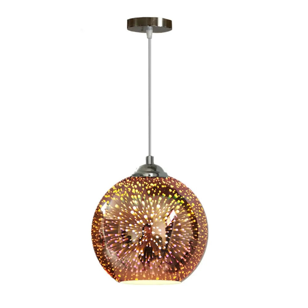 BowLift | Perforated Glass Ceiling Light