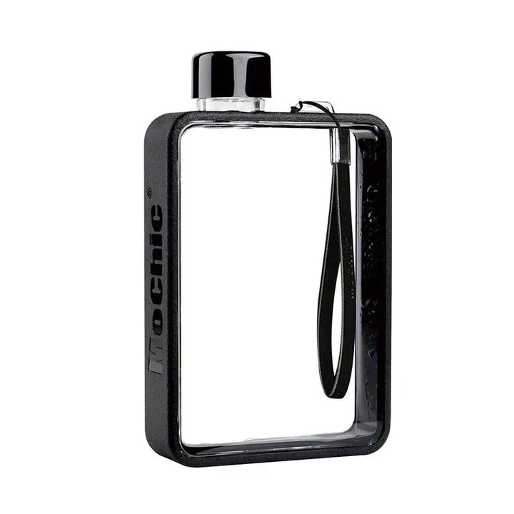 BowLift | Flat transparent water bottle