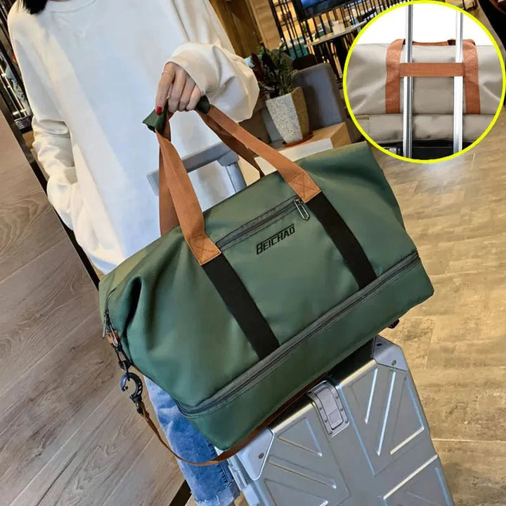 BowLift | STRIDEGEAR – Waterproof Duffel Bag with Shoe Compartment & Dry-Wet Separation