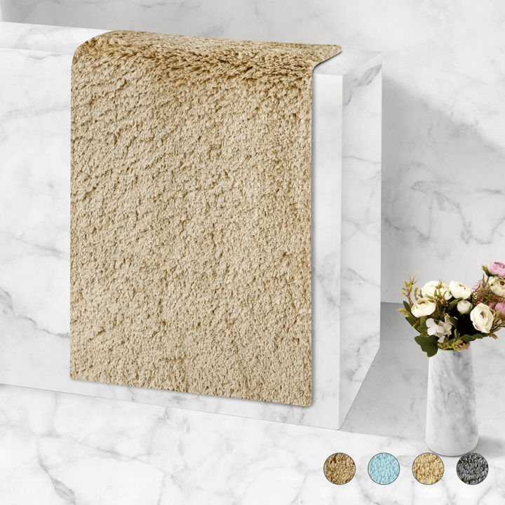 BowLift | Veloura Ultra-Absorbent Bath Mat | Plush non-slip bathroom mat for comfort and safety