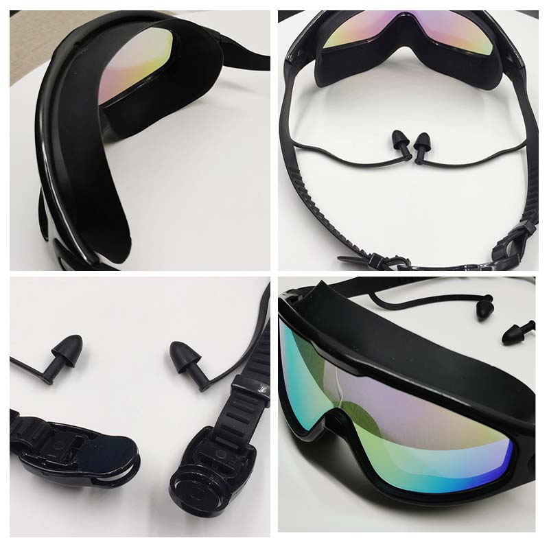 Wide View Anti-Fog Swimming Goggles Bowlift