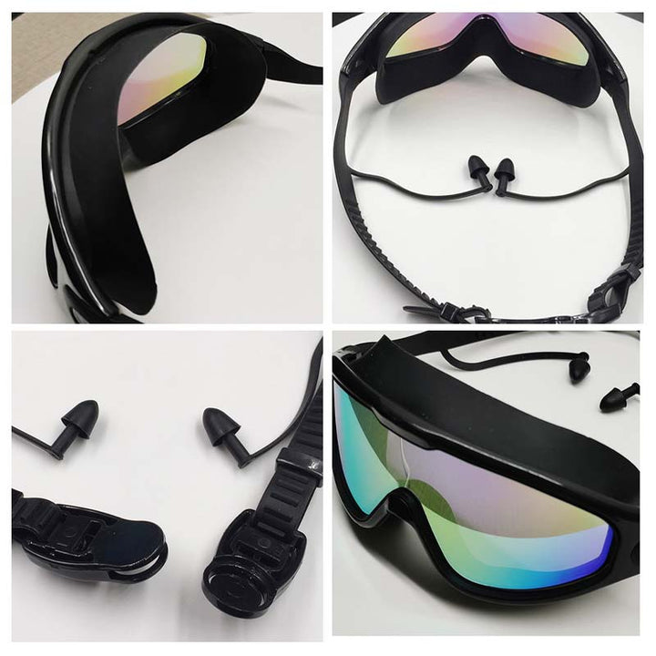 Wide View Anti-Fog Swimming Goggles Bowlift
