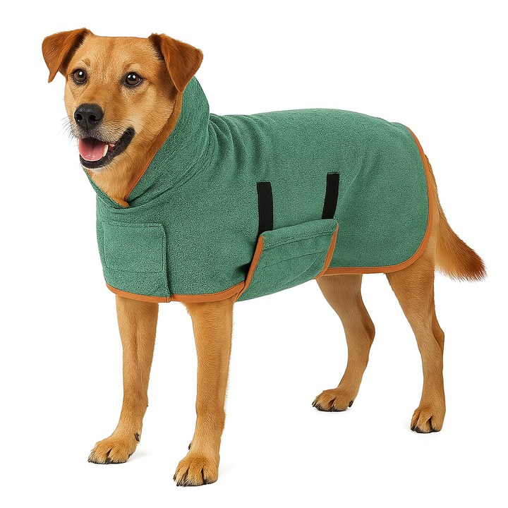 BowLift | Dog Towel Robe for Dogs – Quick-Drying Adjustable Dog Blanket, Comfortable and Stylish Bathrobe for All Sizes
