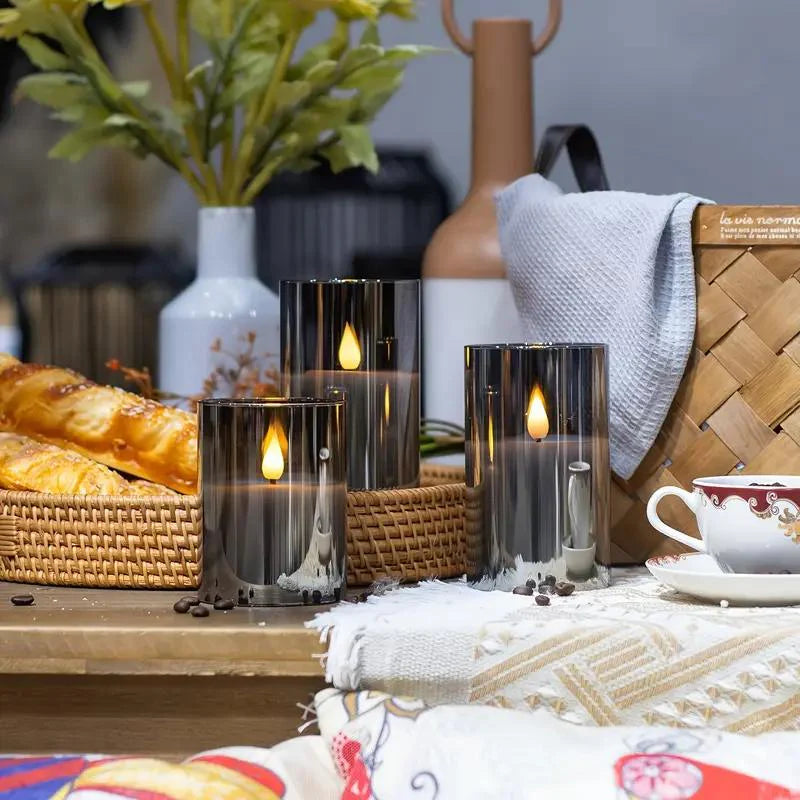 BowLift | LuxeLumen LED Candle Set | Elegant LED candles with remote control for atmospheric ambiance