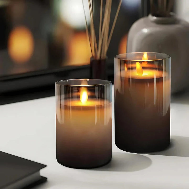 BowLift | LuxeLumen LED Candle Set | Elegant LED candles with remote control for atmospheric ambiance