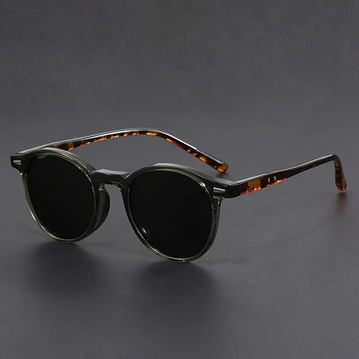 BowLift | Men's Sunglasses RetroView – Round Tortoiseshell Glasses with Lightweight Frame