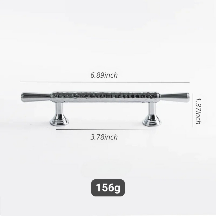 French Handmade Hammer Pattern Cabinet Drawer Door Handle | Bowlift