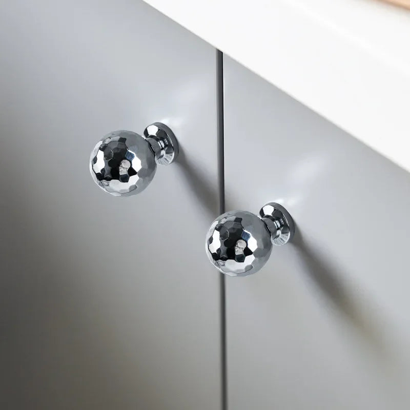 French Handmade Hammer Pattern Cabinet Drawer Door Handle | Bowlift