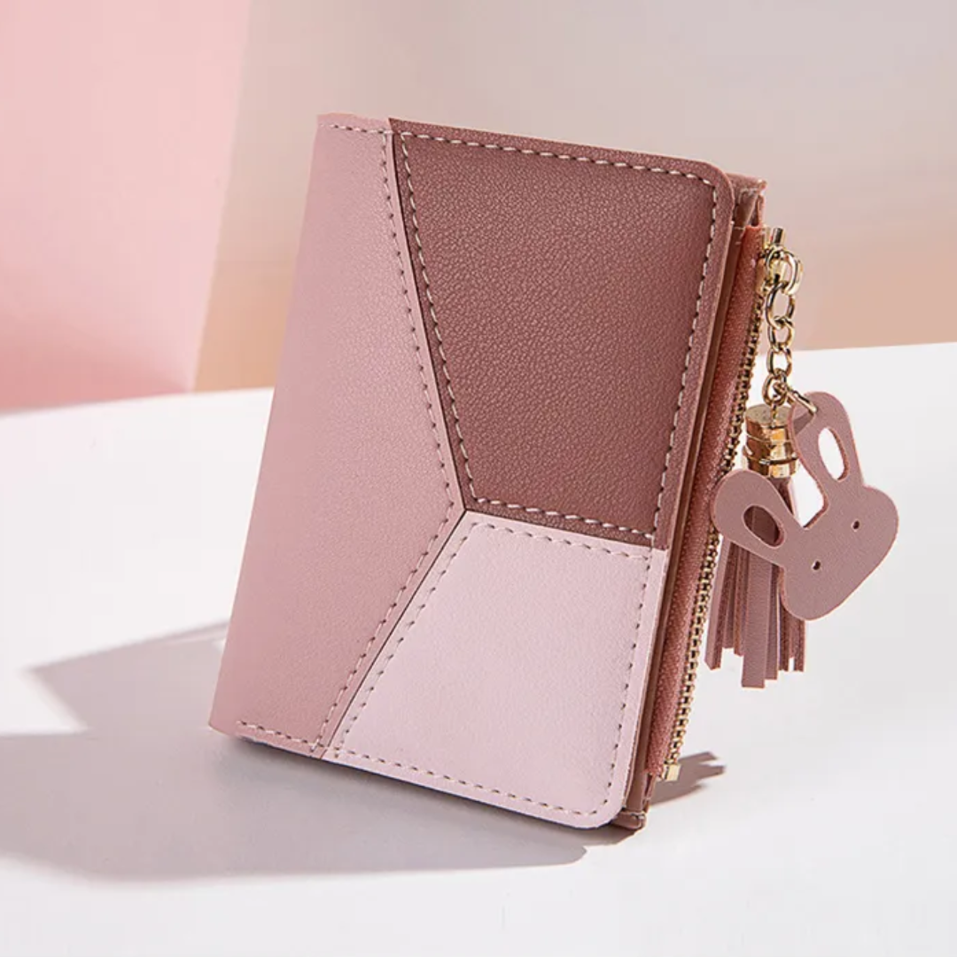 Mini Wallet with Trendy Tassel Bowlift