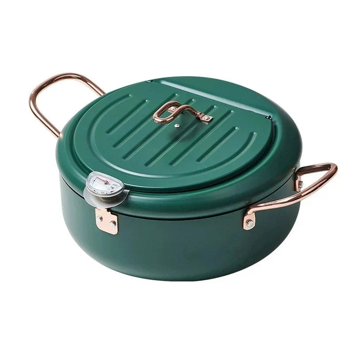 Frying Pot Stainless Steel Induction Temperature Control Mini Fryer Pan | Bowlift