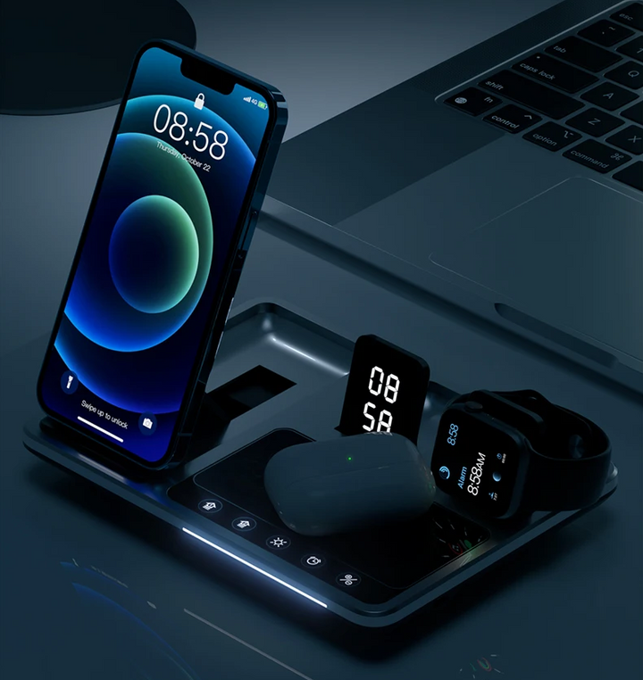 PowerPro Charger – 4-in-1 Wireless Charging Station Bowlift